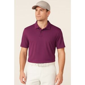 APT.9 Men's XXL Purple Premier‎ Flex Polo Shirt Casual Workwear Preppy Classic